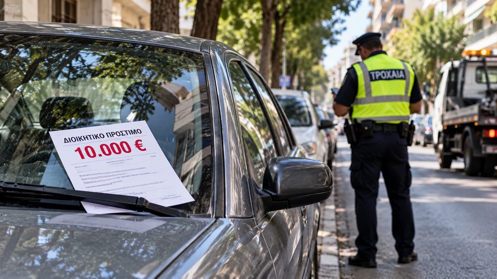 Λαμία: Είχε το ΙΧ σε ακινησία και έφαγε πρόστιμο 10.000 ευρώ Λαμία: Είχε το ΙΧ σε ακινησία και έφαγε πρόστιμο 10.000 ευρώ